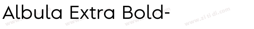 Albula Extra Bold字体转换 Albula Extra Bold字体转换